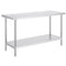 Stainless Steel Work Table 24x60x34in Commercial Food Prep