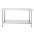 Stainless Steel Work Table 24x60x34in Commercial Food Prep
