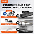Stainless Steel Prep Table 30x72x34 Inch 3 Shelf Commercial