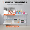Stainless Steel Prep Table 30x72x34 Inch 3 Shelf Commercial