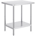Stainless Steel Prep Table 24x30x34 3 Shelves Adjustable