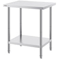 Stainless Steel Prep Table 24x30x34 3 Shelves Adjustable