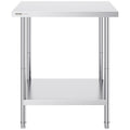 Stainless Steel Prep Table 24x30x34 3 Shelves Adjustable