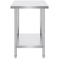 Stainless Steel Prep Table 24x30x34 3 Shelves Adjustable