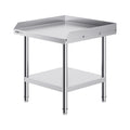 Stainless Steel Work Table 24x24x26 Prep Backsplash Commercial