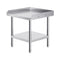 Stainless Steel Work Table 24x24x26 Prep Backsplash Commercial