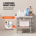 Stainless Steel Work Table 24x24x26 Prep Backsplash Commercial
