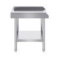 Stainless Steel Work Table 24x24x26 Prep Backsplash Commercial