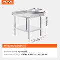 Stainless Steel Work Table 24x28