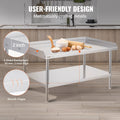 Stainless Steel Work Table 762x1219x660mm Commercial Food Prep