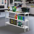 Stainless Steel Food Prep Table 356x1524x864mm 2 Shelf