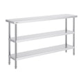 Stainless Steel Food Prep Table 356x1524x864mm 2 Shelf