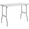 Stainless Steel Folding Prep Table 1220x610mm Commercial