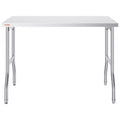 Stainless Steel Folding Prep Table 1220x610mm Commercial