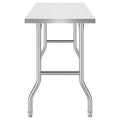 Stainless Steel Folding Prep Table 1220x610mm Commercial