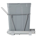 Pullout Trash Can Kitchen Cabinet Undermount Waste Bin Metal Slide