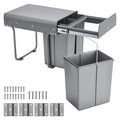 Pullout Trash Can 40L Double Under Sink Kitchen Waste Recycling Bin