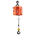 3-in-1 Electric Hoist Winch, 700 kg Capacity, 1500W Portable Power Winch Crane, 7.6 m Lifting Height, 5 m/min with Manual, Wired and Wireless Remote Control for Factory, Warehouss, Garage
