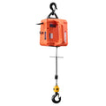 Electric Hoist Winch 700kg 1500W 7.6m Lifting Height Manual Remote