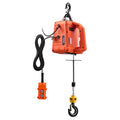 Electric Hoist Winch 700kg 1500W 7.6m Lifting Height Manual Remote