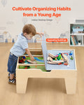 Activity Play Table 290 Building Bricks 30 Accessories Kids