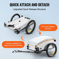 Bike Cargo Trailer 160lbs Load Foldable Universal Hitch Bicycle