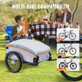 Bike Cargo Trailer 160lbs Load Foldable Universal Hitch Bicycle
