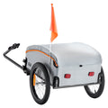 Bike Cargo Trailer 160lbs Load Foldable Universal Hitch Bicycle