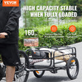 Bike Cargo Trailer 72.5kg Load Foldable Universal Hitch 406mm Wheels