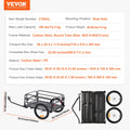 Bike Cargo Trailer 72.5kg Load Foldable Universal Hitch 406mm Wheels