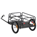 Bike Cargo Trailer 72.5kg Load Foldable Universal Hitch 406mm Wheels