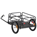 Bike Cargo Trailer 72.5kg Load Foldable Universal Hitch 406mm Wheels