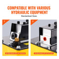 10000PSI Air Hydraulic Pump 2.3L Reservoir Foot Pump Remote Control