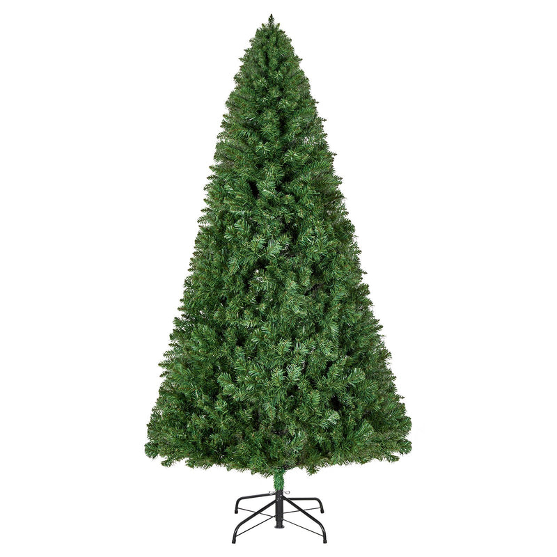 1.8m Artificial Christmas Tree 1250 Branch Tips Metal Base Home