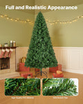 1.8m Artificial Christmas Tree 1250 Branch Tips Metal Base Home