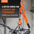 Manual Lever Chain Hoist 1.5 Ton 10ft G80 Galvanized Steel