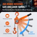 Manual Lever Chain Hoist 1.5 Ton 10ft G80 Galvanized Steel