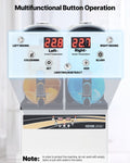 Frozen Drink Maker 15L Double Tank Slushy Machine Stainless Steel