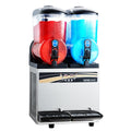 Frozen Drink Maker 15L Double Tank Slushy Machine Stainless Steel