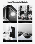 Commercial Frozen Drink Maker 15L Triple Tank Slushy Machine Stainless Steel