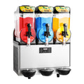 Commercial Frozen Drink Maker 15L Triple Tank Slushy Machine Stainless Steel
