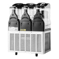 Commercial Frozen Drink Maker 15L Triple Tank Slushy Machine Stainless Steel