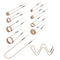 10Pcs Magnetic Induction Heater Coil Kit Rusty Bolts Nuts Removal
