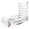 50 x 29.5 x 8.7 in Hitch Cargo Carrier, 500lb Capacity Trailer Hitch Mount Aluminum Cargo Basket with Folding Ramp, Luggage Carrier Rack Fits 2