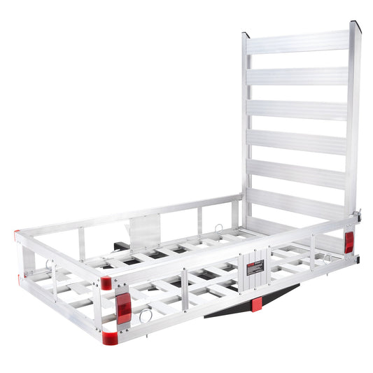 Hitch Cargo Carrier 500lb Capacity Aluminum Folding Ramp 2" Receiver