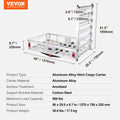 Hitch Cargo Carrier 500lb Capacity Aluminum Folding Ramp 2