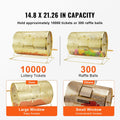 Raffle Drum 14.8x21.26 Brass Plated Metal Spinning Cage 10000 Tickets