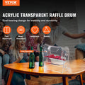 Acrylic Raffle Drum 2500 Tickets 100 Balls Lottery Spinning Cage