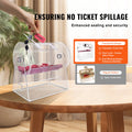 Acrylic Raffle Drum 2500 Tickets 100 Balls Lottery Spinning Cage