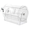 Acrylic Raffle Drum, Holds 5000 Tickets or 200 Raffle Balls, Professional Raffle Ticket Spinning Cage with 2 Keys, Transparent Lottery Spinning Drawing, Raffle Ticket Box for Lottery Games Bingo